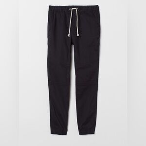Cotton Twill Jogger Pants